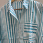 teal flow shirt