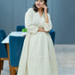 Corn Checks Centre Pleated Kurta