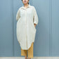 Corn Checks Collared Kurta