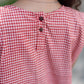 Rose Gingham Top