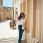 two colour block shirt