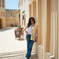 two colour block shirt