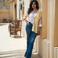 two colour block shirt
