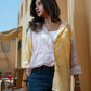 two colour block shirt