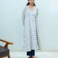 Metro Checks frame Collar Kurta