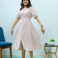Inkberry Grid Snow White Frock