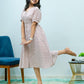 Inkberry Grid Snow White Frock