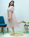 Inkberry Grid Snow White Frock