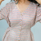 Inkberry Grid Snow White Frock